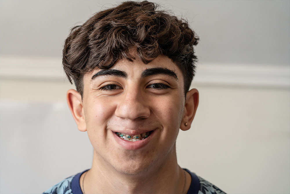 close-up of Maximiliano smiling